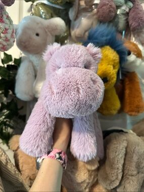 Jellycat Smuge Hippo New With All Tags